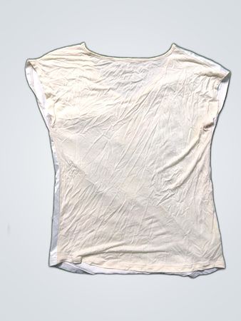 White Butterfly Graphic Sleeveless Shirt