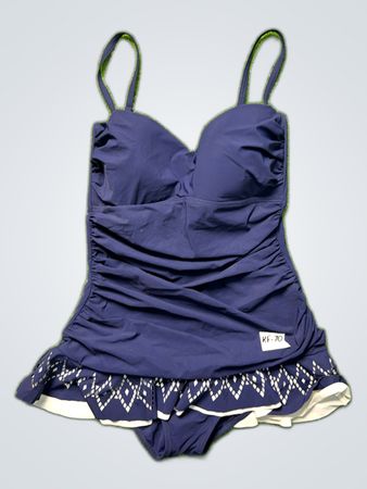 Profilé by Gotex Navy One-Piece Swimsuit