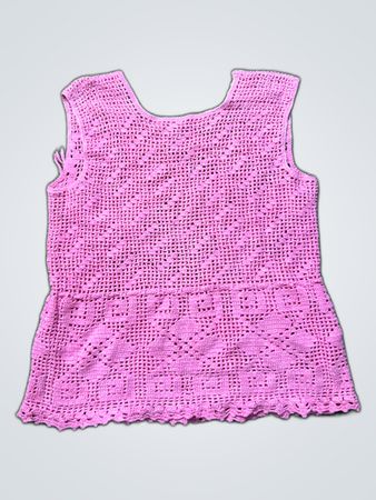 Pink Crochet Top