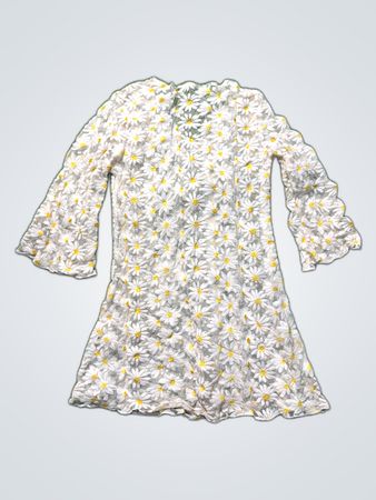 White Floral Dress