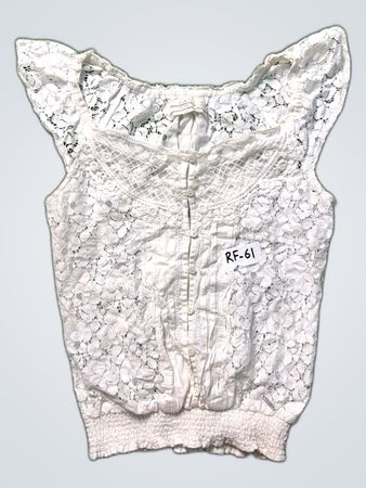 White Lace Vest