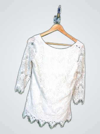 White Lace Blouse