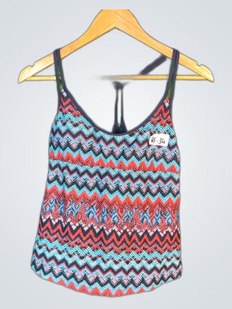 Multicolor Patterned Tank Top