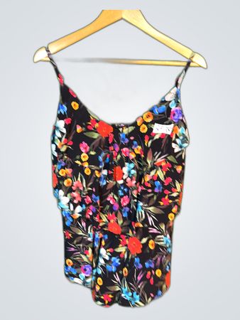 Aqua Green Floral Swimsuit