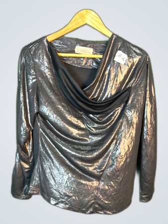 Quark Metallic Long-Sleeve Top