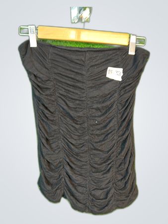 Vero Moda Black Strapless Ruched Top