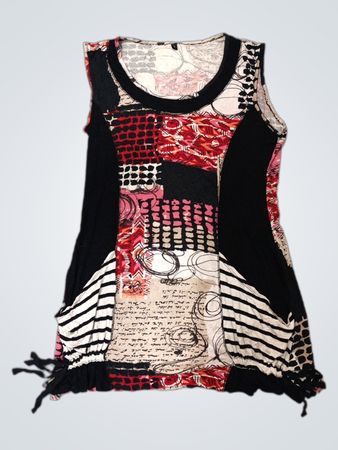 Patchwork Ärmelloses Top