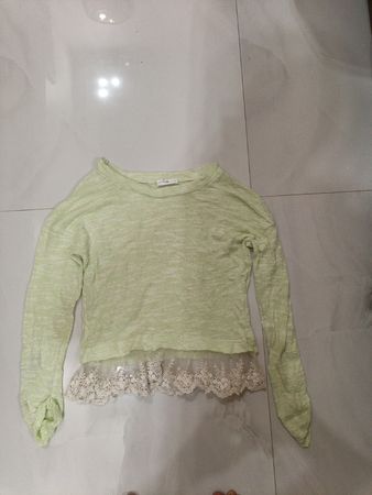 Cache Cache Langarm-Cropped-Pullover