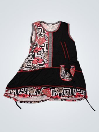 Zoe Paris ärmelloses Kleid mit floralem Druck