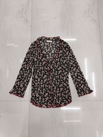 Kookai Floral Print Langarmshirt