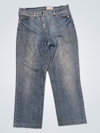 CARLA FERRONI by LADY JANE Damen Blaue Denim Jeans