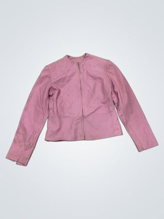ARM'S Real Leather Pink Jacket