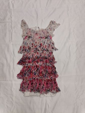 Derhy Kids Floral Tiered Ruffle Dress