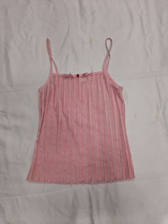 Primizia per tu Pink Striped Cami Top mit Erdbeer-Detail