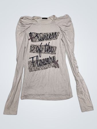 Sisley Langarm-Graphic-T-Shirt