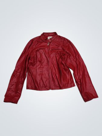 Vera Pelle Conbipel Red Jacket