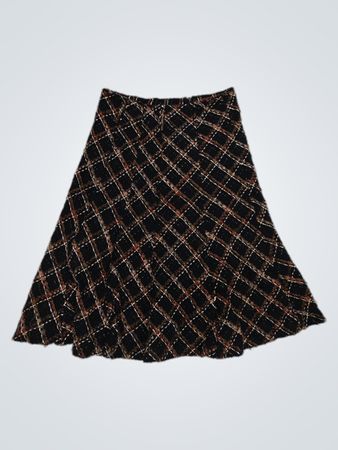 Genieß den Plaid-A-Linien-Rock
