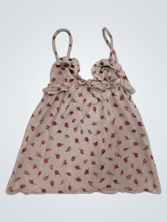 Miss Naory Floral Spaghettiträger-Top