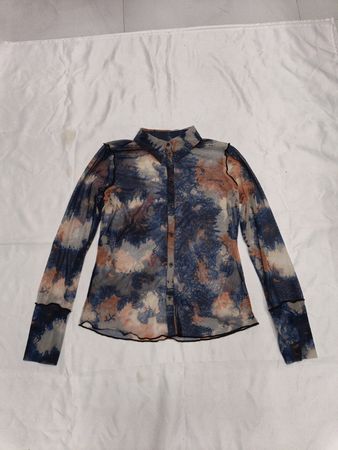 MEXX Mesh Batik Langarmshirt