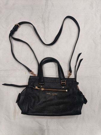 Marc Jacobs Black Leather Satchel Bag