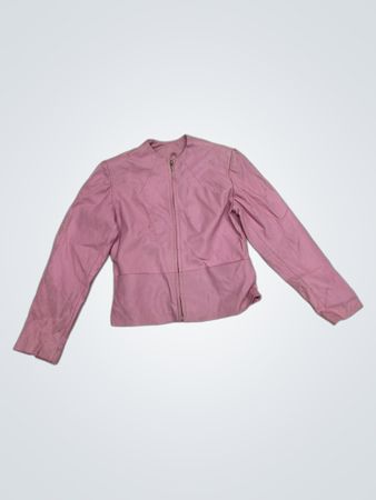 ARM'S REAL LEATHER PINK JACKET