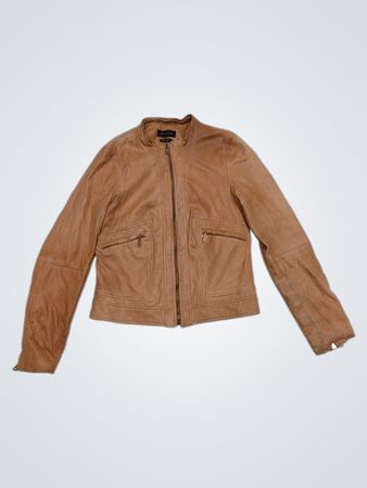 Veste en cuir Massimo Dutti