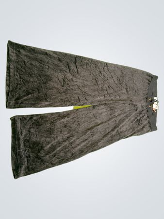 Juicy Couture Schwarze Velours Weite Beinhose