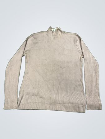 Essentials Gerippter Mock Neck Pullover