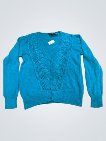 Patsys Place Blaue Strickjacke