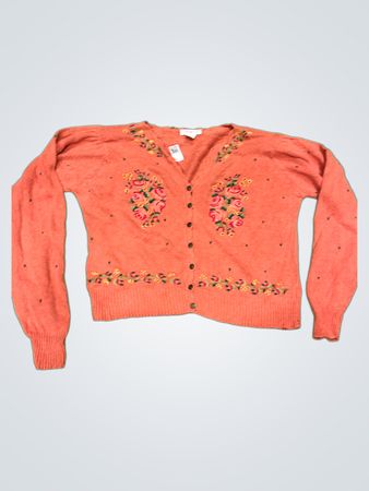 Carriage Court gestickter Cardigan