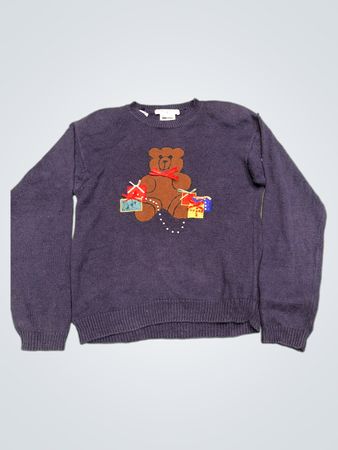 Leslie Fay Der Weihnachts-Sampler 1994 Sportbekleidungs-Pullover