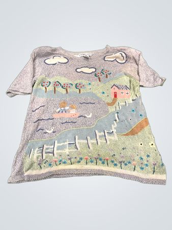 Alfred Dunner Landschaftsstrickpullover
