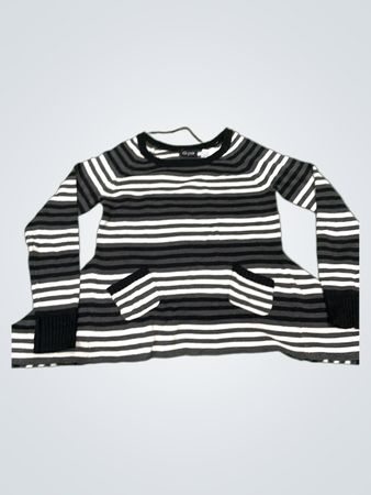 Gna gestreifter Pullover mit Taschen