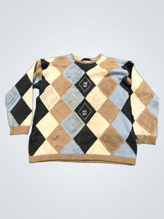 Argyle-Muster Pullover