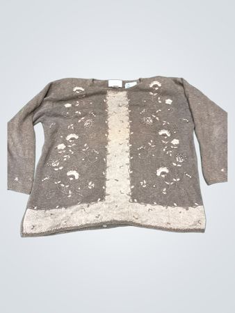 VENNY'S Floral Embroidered Sweater