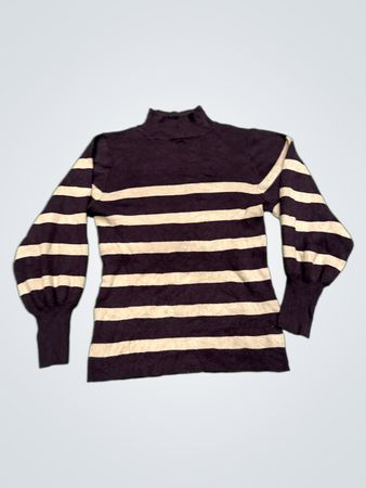 F&F Gestreifter Rollkragenpullover