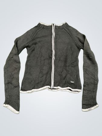Cosy Bear Zip-Up Strickpullover