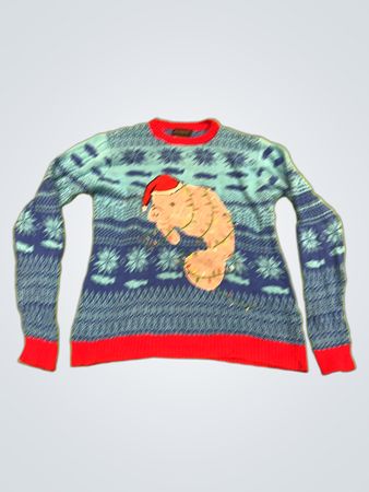 Blizzard Bay Manatee Ugly Christmas Sweater