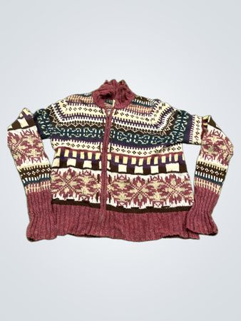 HIGH SIERRA Damen Fair Isle Strick Full Zip Pullover