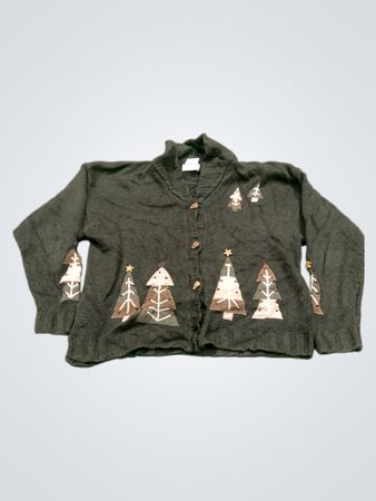 PBJ SPORT Weihnachtsbaum Cardigan