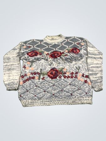 AMERICAN WEEKEND Damen Floral Strickpullover