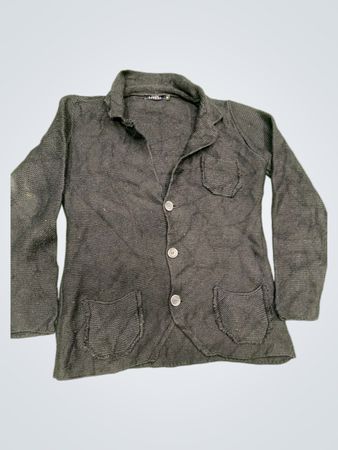 CANDIDA Schwarzer Strickcardigan