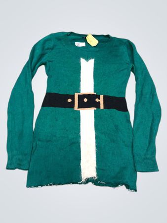Grüner Elf-Pullover