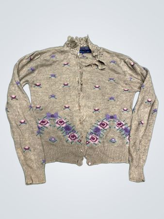 Herman Geist Cardigan mit floralem Muster