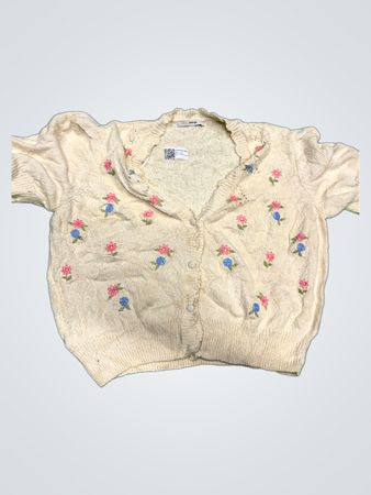 George. Gestickter Strickcardigan