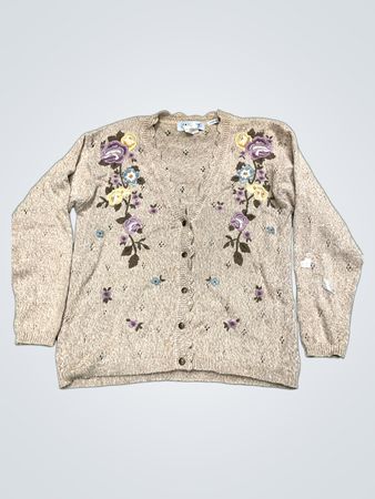 JANTZEN CLASSICS Bestickter Cardigan