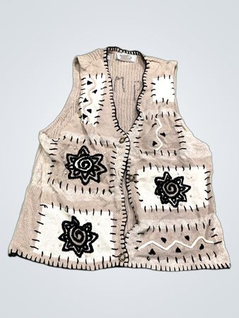 Gina Peters Damen Verzierte Strickweste