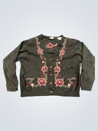 KORET Gestickter Cardigan