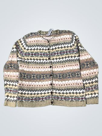 TIARA INTERNATIONAL Damen Fair Isle Cardigan