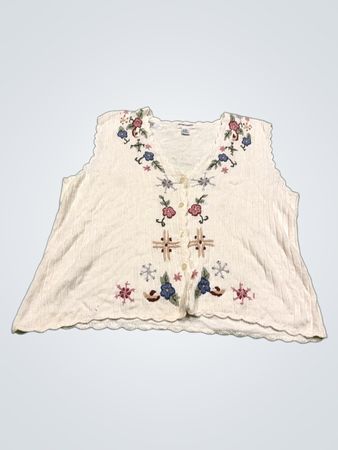 Alfred Dunner 1X 55% Ramie 45% Baumwolle Hergestellt in China